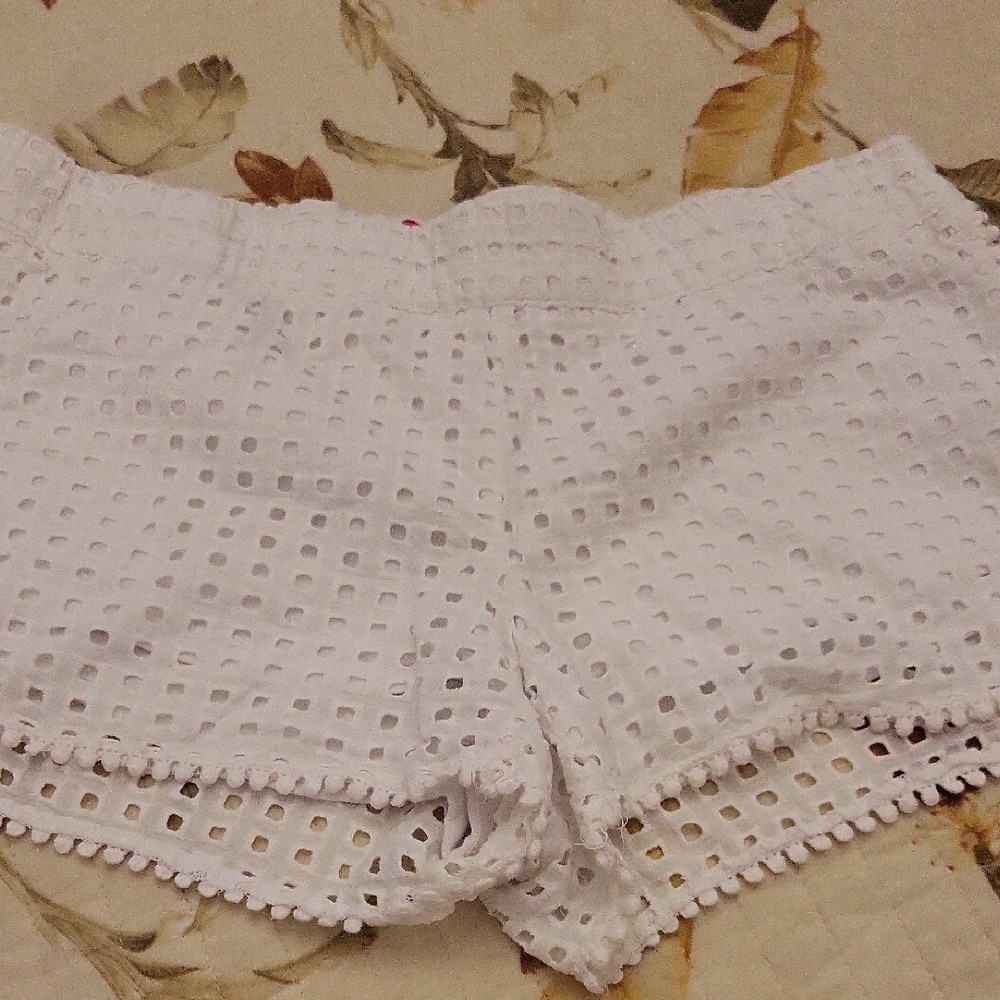 Lilly Pulitzer For Target White Crochet Shorts